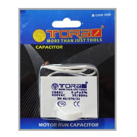 Gambar TORA Kapasitor Kotak 6 Mikro Farad - Rectangle Capasitor Motor Run dari Tora Official Shop Kab. Bandung Tokopedia