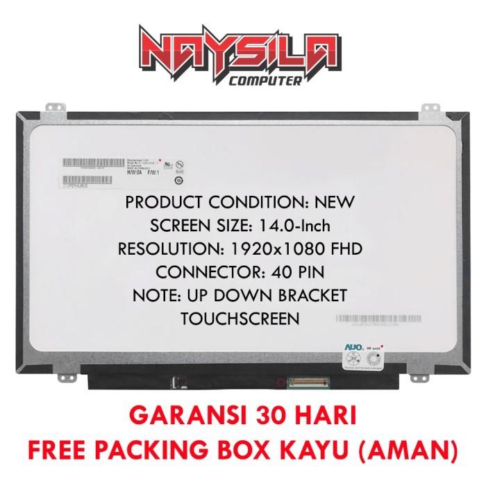 thumbnail image 2 of 14" LCD Screen NV140FHM-N44 – 1920x1080 FHD, M140NWF5 Compatible, EDP, For Laptop Repair 2 of 4