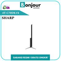 Gambar LED TV Sharp 70 Inch 70DK1X 4T-C70DK1X 4K Android TV 70" Sharp 70DK dari Bonjour Electronic Official Kota Depok 3 Tokopedia