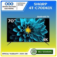 Gambar TV Android Sharp 70 Inch 4T-C70DK1X 4K Android TV 70 Sharp 70DK1X 70" dari Bogor Solution Electronic Kota Bogor 1 Tokopedia