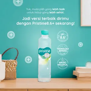 Pristine 600 ml botol isi 24 per dus pristin 600ml air minum mineral water