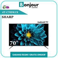 Gambar LED TV Sharp 70 Inch 70DK1X 4T-C70DK1X 4K Android TV 70" Sharp 70DK dari Bonjour Electronic Official Kota Depok 2 Tokopedia