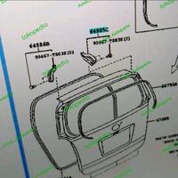 Gambar Karet Channel Bagasi Belakang Toyota Innova Original dari AcieL Autoparts Kota Administrasi Jakarta Utara 2 Tokopedia