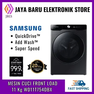 Samsung WD11T754DBX Mesin Cuci 11Kg Washer Dryer Ecobubble AI Control