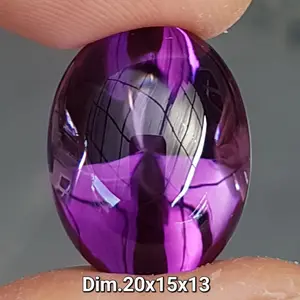 Batu Kecubung Bungur Top Crystal (Natural Amethyst) 1042