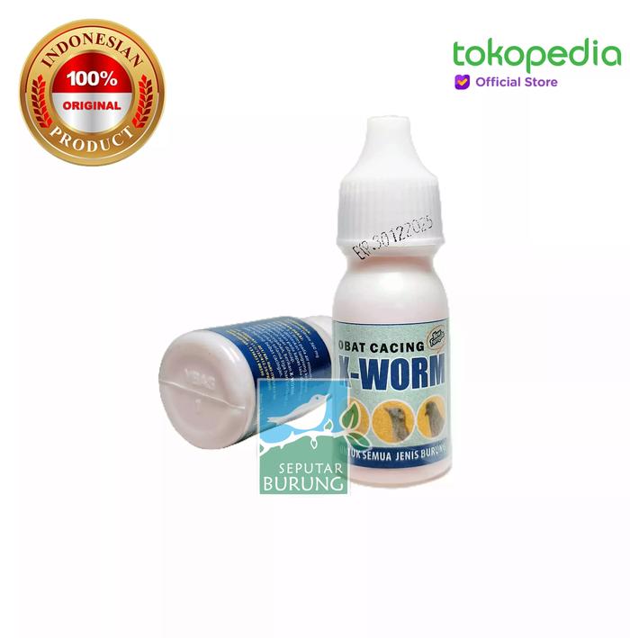 Gambar Obat Burung X-WORM Ampuh Basmi Cacing Lemah Lesu Kurus dari Seputar Burung Indonesia Kab. Sukoharjo Tokopedia