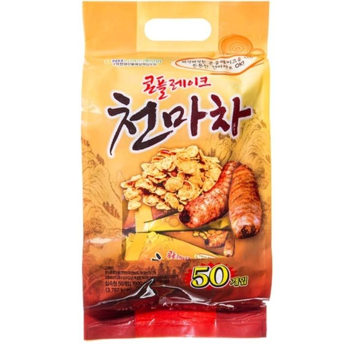 Jual [10 Sachet] Corn Flakes Cheon Ma Cha Cereal Korea / Minuman ...
