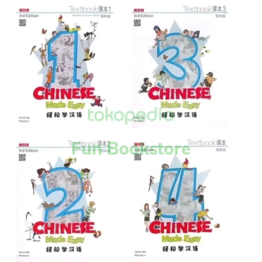 Chinese Made Easy Adult Textbook 1-4