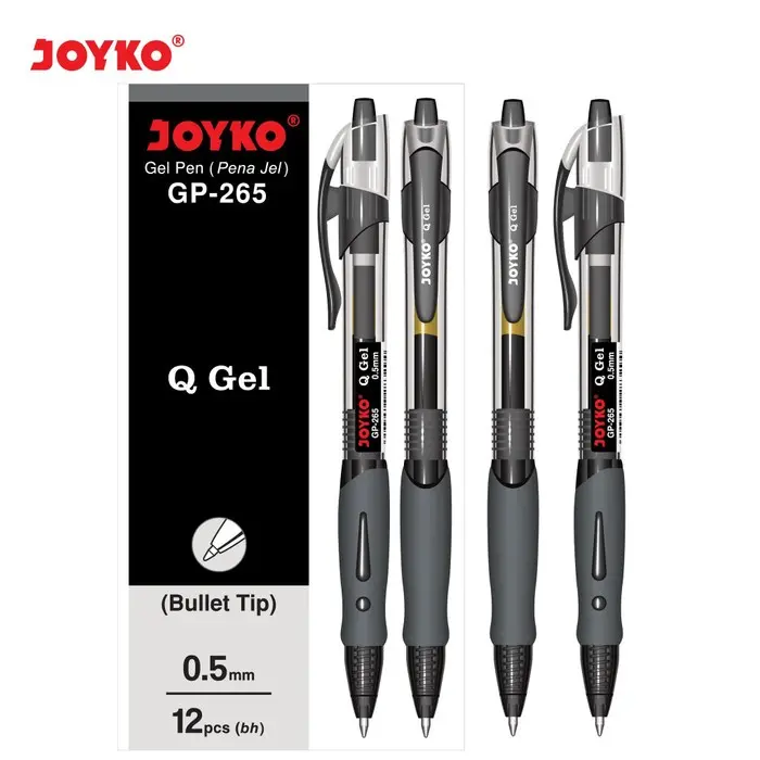 Pulpen Gel Joyko GP-265 Q-Gel 0.5mm / Pulpen Joyko Q-Gel ( ECER ) 0