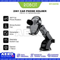 Gambar ROBOT Car Phone Holder HP Mobil Universal Stand Suction Cup GPS CH11S dari DEFCON Official Kota Administrasi Jakarta Utara 2 Tokopedia