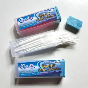 Charmi  Dental Picks & Brush 1 Kotak Isi 60 Pcs