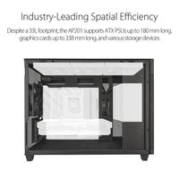 Gambar ASUS Prime AP201 Tempered Glass MicroATX Case - BLACK dari Lezz Computech Kota Administrasi Jakarta Utara 3 Tokopedia