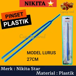 Pinset Plastik NIKITA STAR Pinset Lurus 27cm Pinset Aquarium Aquascape