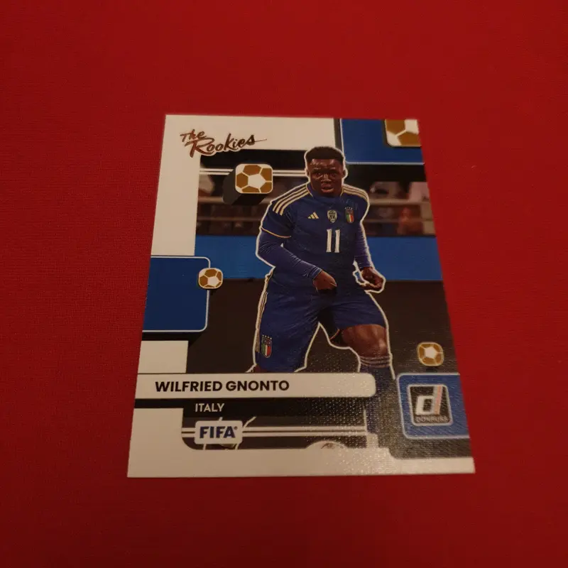 Kartu bola italy wifried gnonto the rookies panini donruss 2023 0
