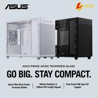Gambar ASUS Prime AP201 Tempered Glass MicroATX Case - BLACK dari Lezz Computech Kota Administrasi Jakarta Utara 1 Tokopedia