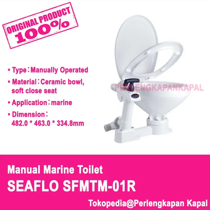 Seaflo Marine Toilet Manual Regular / Toilet Kapal/ Closet Kapal 1