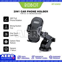 Gambar ROBOT Car Holder HP Handphone RT-CH12 Suction Cup Phone Holder Mobil dari DEFCON Official Kota Administrasi Jakarta Utara 2 Tokopedia