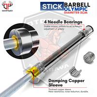 Gambar Stick olympia 180/5cm BM-A190/STICKBAR180/5CM STICKBAR180/5CM| Barbell Olympic| Chrome| Gym| Fitness dari Ototpro Surabaya Kota Surabaya 3 Tokopedia