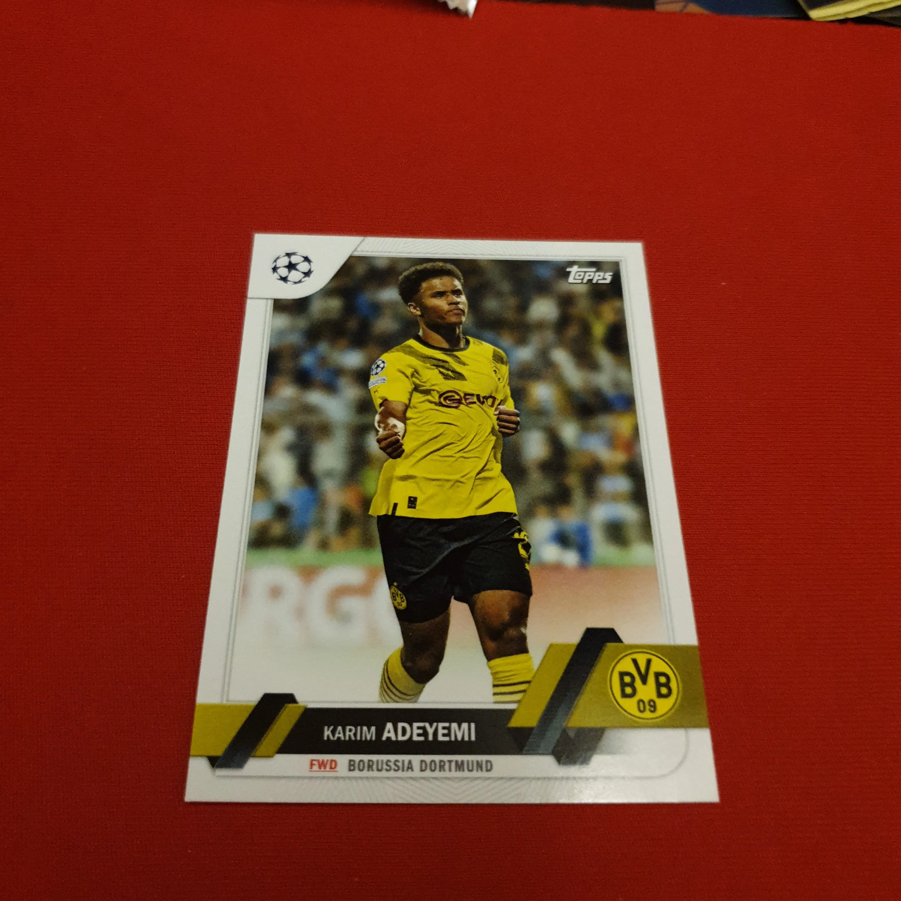 Kartu bola dortmund karim adeyemi topps 2023