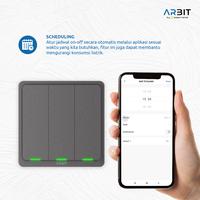 Gambar ARBIT Smart Home Zigbee Wall Switch 1 2 3 Gang Tombol Cetekan without Neutral Line Saklar Pintar  - Grey Tuya dari ARBIT Smart Home Kota Administrasi Jakarta Barat 5 Tokopedia