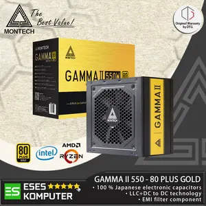 PSU MONTECH GAMMA II 550 GOLD | 550W 80 Plus Gold