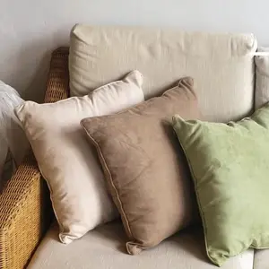 Sarung Bantal sofa Suede ukuran 40x40, 45x45, 50x50, 60x60