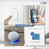 Gambar ARBIT Smart Home Zigbee Wall Switch 1 2 3 Gang Tombol Cetekan without Neutral Line Saklar Pintar - White Tuya dari ARBIT Smart Home Kota Administrasi Jakarta Barat 3 Tokopedia
