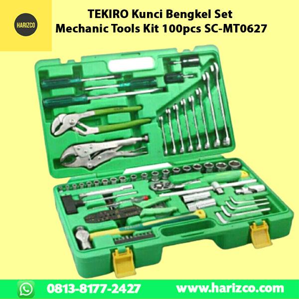 Gambar TEKIRO Kunci Bengkel Set Mechanic Tools Kit 100pcs SC-MT0627 dari Harizco Kota Bekasi Tokopedia