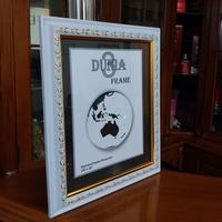 Gambar Bingkai Foto 8R 20X25cm Motif Ukir White Gold Free Bubblewrap dari KnRAcc Kota Bandung 2 Tokopedia