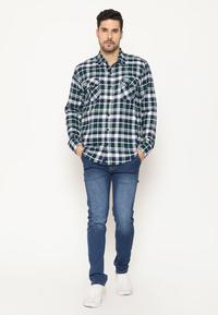 Gambar kemeja Flannel Light Green Hemmeh - S dari HEMMEH.ID Kota Bandung 4 Tokopedia