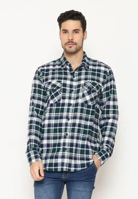 Gambar kemeja Flannel Light Green Hemmeh - S dari HEMMEH.ID Kota Bandung 1 Tokopedia