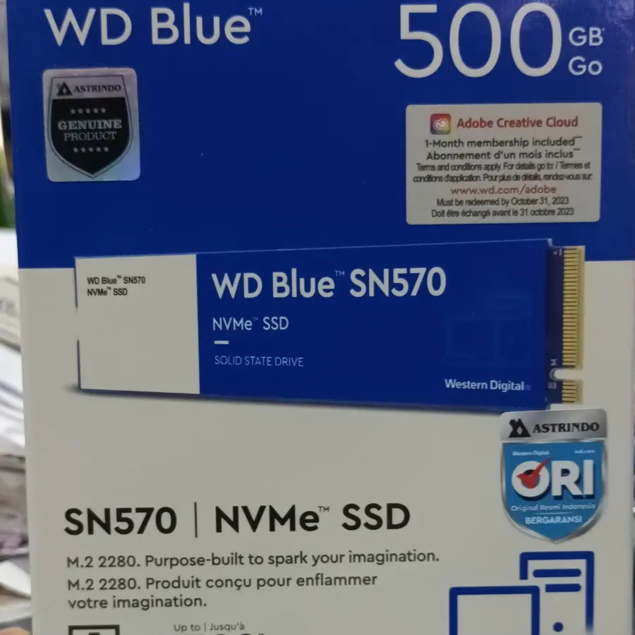SSD WD Blue NVME 500G  SN570