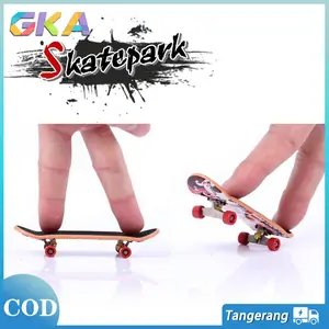 Mainan Skateboard Jari-Papan Luncur Jari-Finger Skate-Fingerboard Toy
