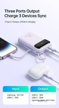 Gambar MCDODO MC-325 Powerbank 10000mAh Power Bank PD 20W iPhone Samsung - MC-2550 dari GADVENTIA Kota Administrasi Jakarta Barat 2 Tokopedia