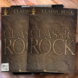 Buku Tablature Classic Rock The Definitive Guitar Collection Vol 1 & 2
