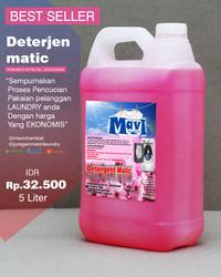 Gambar Detergent Laundry Matic 5 Liter CAIR - Best Seller MAVI dari JuraganMesinLaundry_NEW Kota Depok 3 Tokopedia