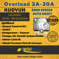 Gambar ORI Overload Thermal Circuit Breaker Kuoyuh 88AR Series Auto Reset - 5A dari Overload Wikimesin Kab. Tangerang 1 Tokopedia