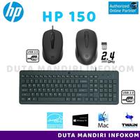 Gambar HP 150 - Mouse Wired I Wireless 2.4Ghz I Keyboard Ergonomic Design USB - Mouse Wireless dari Duta Mandiri Infokom Kota Administrasi Jakarta Pusat 1 Tokopedia