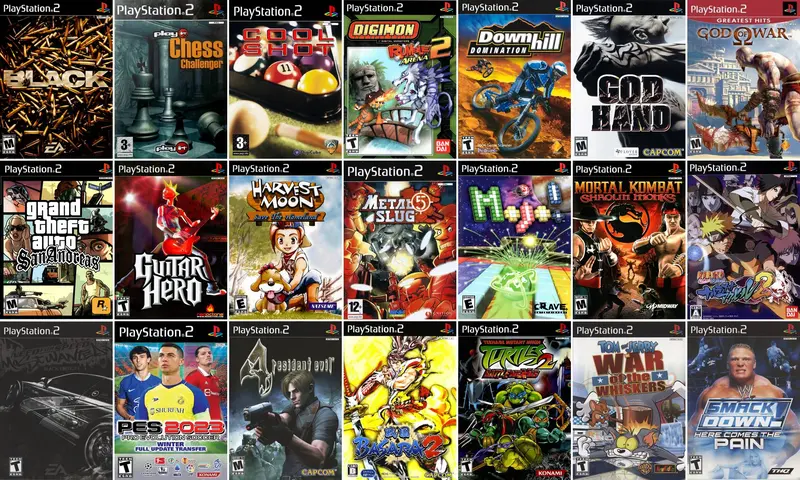 Flashdisk Gaming Portable - Full Games PS2 4
