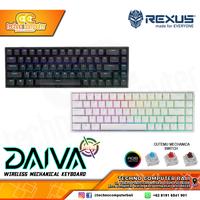 Gambar REXUS DAIVA D68SF-MAX RGB Mechanical - Gaming Keyboard Wireless dari Techno Computer Bali Kota Denpasar 1 Tokopedia