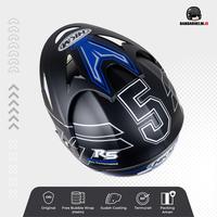 Gambar Helm 05 Sport L - XXL Bk Blue Techno Doff dari BANDARHELM Kota Bandung 5 Tokopedia