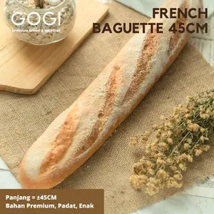 Roti French Baguette 45cm / Long Baguette Bread Roti Baguette Prancis