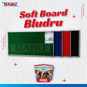 Softboard / Cork board DAIKI bludru biru gantung uk 90x180cm