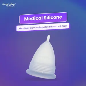 Medical Silicone Menstrual Cup Comfortable Safe And Leak Proof - FDA