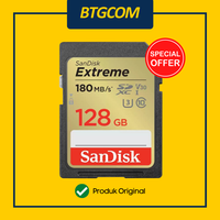 Gambar MEMORY KAMERA SDXC SANDISK EXTREME 128GB 180MB/S SD CARD CAMERA dari btgcom Kota Denpasar 1 Tokopedia