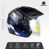 Gambar Helm 05 Sport L - XXL Bk Blue Techno Doff dari BANDARHELM Kota Bandung 3 Tokopedia