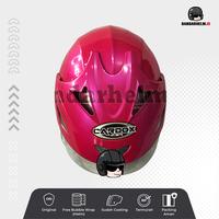 Gambar Helm Ukuran Besar XL XXL 05 Polos Pink Glossy dari BANDARHELM Kota Bandung 4 Tokopedia