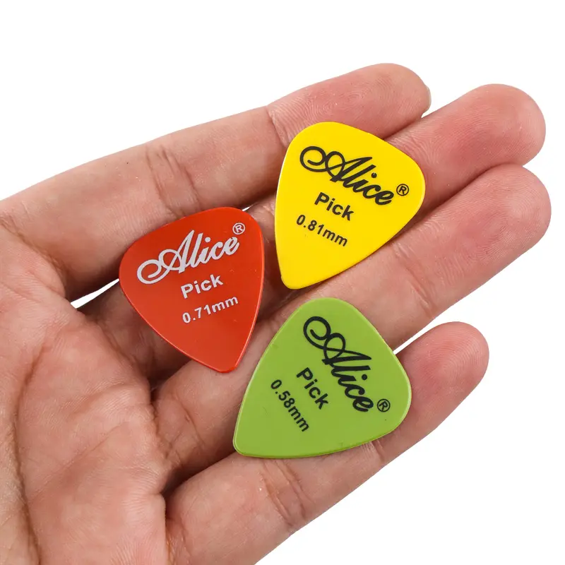 Alice Pick Gitar 1 PCS PP Ukuran 0.58-1.50 mm (BISA PILIH UKURAN) 1