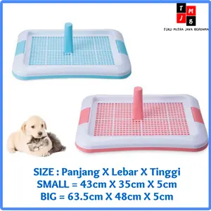 Tempat Pipis Toilet Hewan Anjing Kucing Training Tray Tatakan