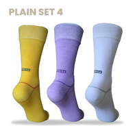 Gambar AGF - Plain Set 4  kaos kaki polosan murah - polos dari AGoodFoot Kota Cimahi 2 Tokopedia